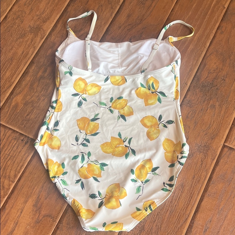 Kate Spade Lemon Print Swimsuit - Size XLT - Picture 10 of 12